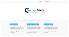 Desktop Screenshot of contentbriefs.com