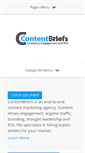 Mobile Screenshot of contentbriefs.com